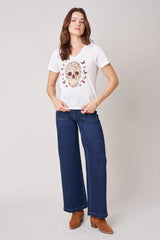 Tee-Shirt Deeluxe Beskull White