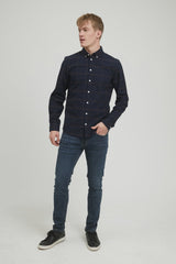 Chemise Carreaux Casual Friday Navy