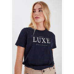 Tee shirt Fransa Luxe Navy